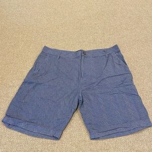Paige Men Shorts Blue/Gray Pattern 32